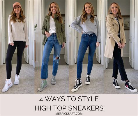 how to style high top sneakers.